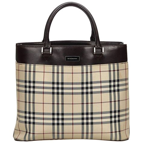 burberry large vintage house check tote bag|burberry vintage check shoulder bag.